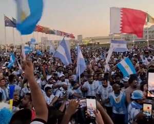 Hinchas falsos en Qatar