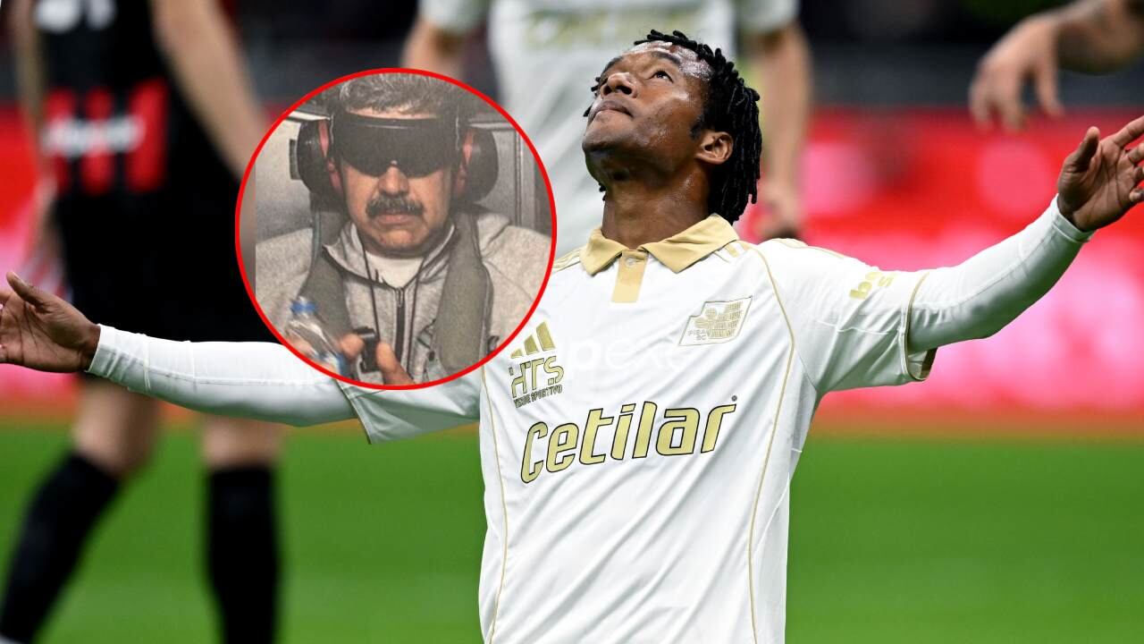 Juan Guillermo Cuadrado, volante colombiano / Nicolás Maduro capturado.