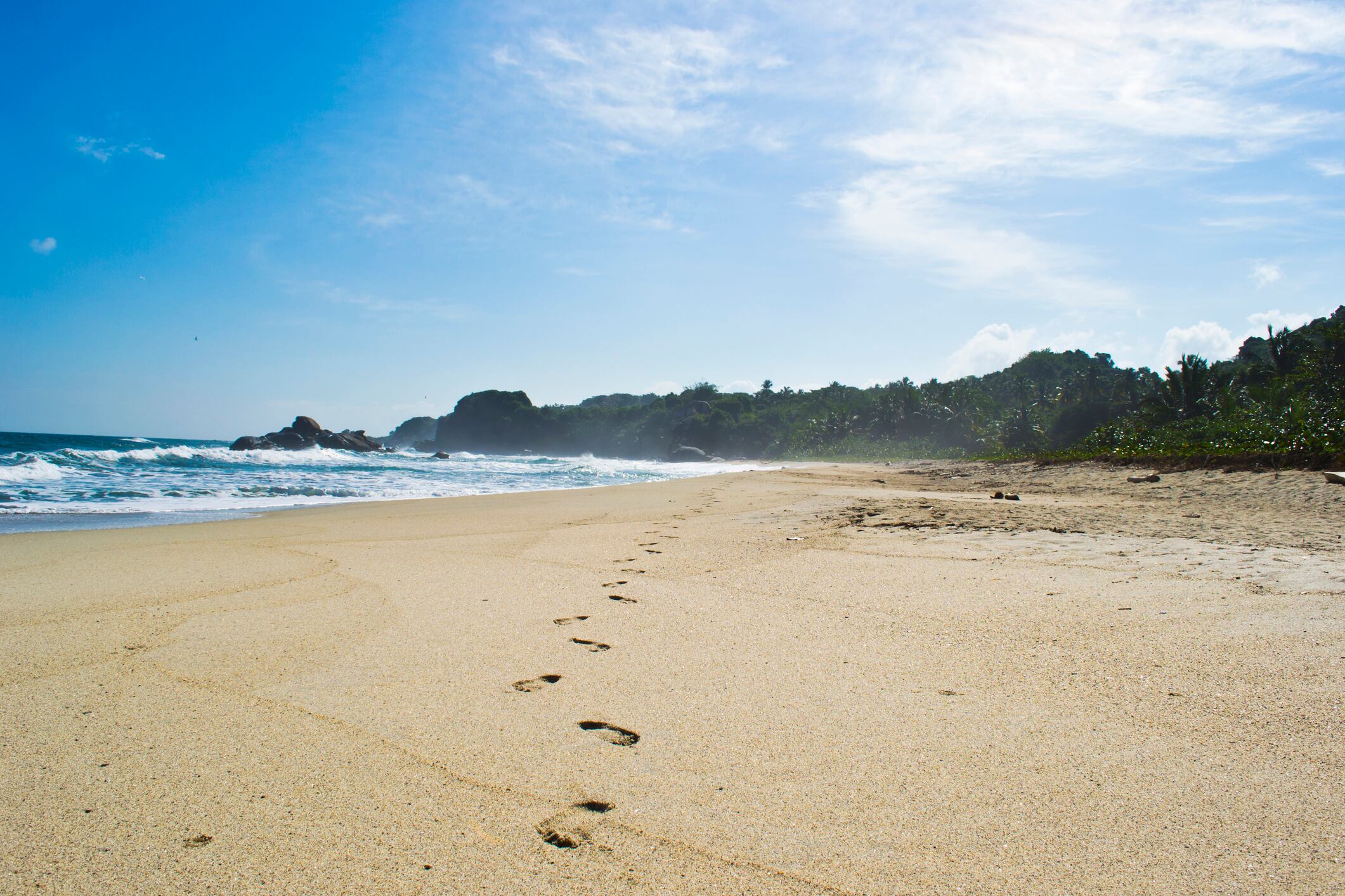 Playa Cañaveral, en el Tayrona
