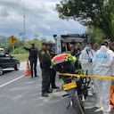 Levantamiento de cadáver embolsado en Caldas, Antioquia.
