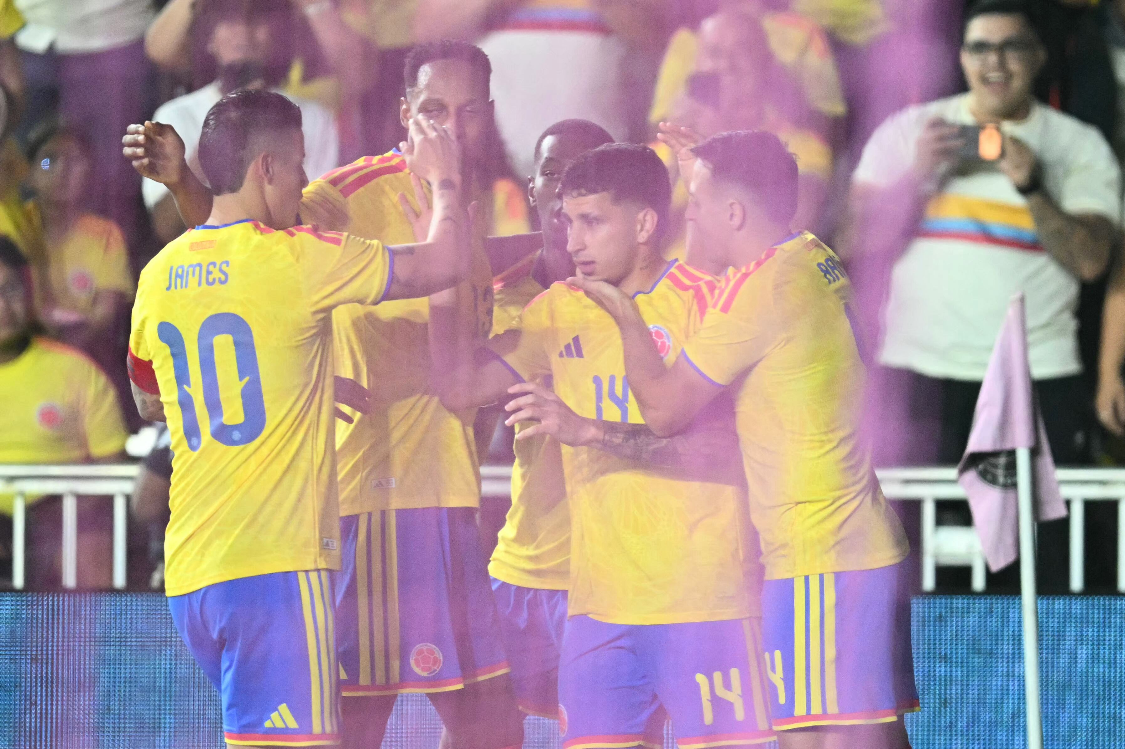 Selección Colombia en su amistoso contra Nueva Zelanda en noviembre de este 2025.