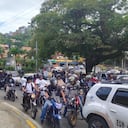 Bloqueos en vías de Cali por protestas de transportadores tradicionales
