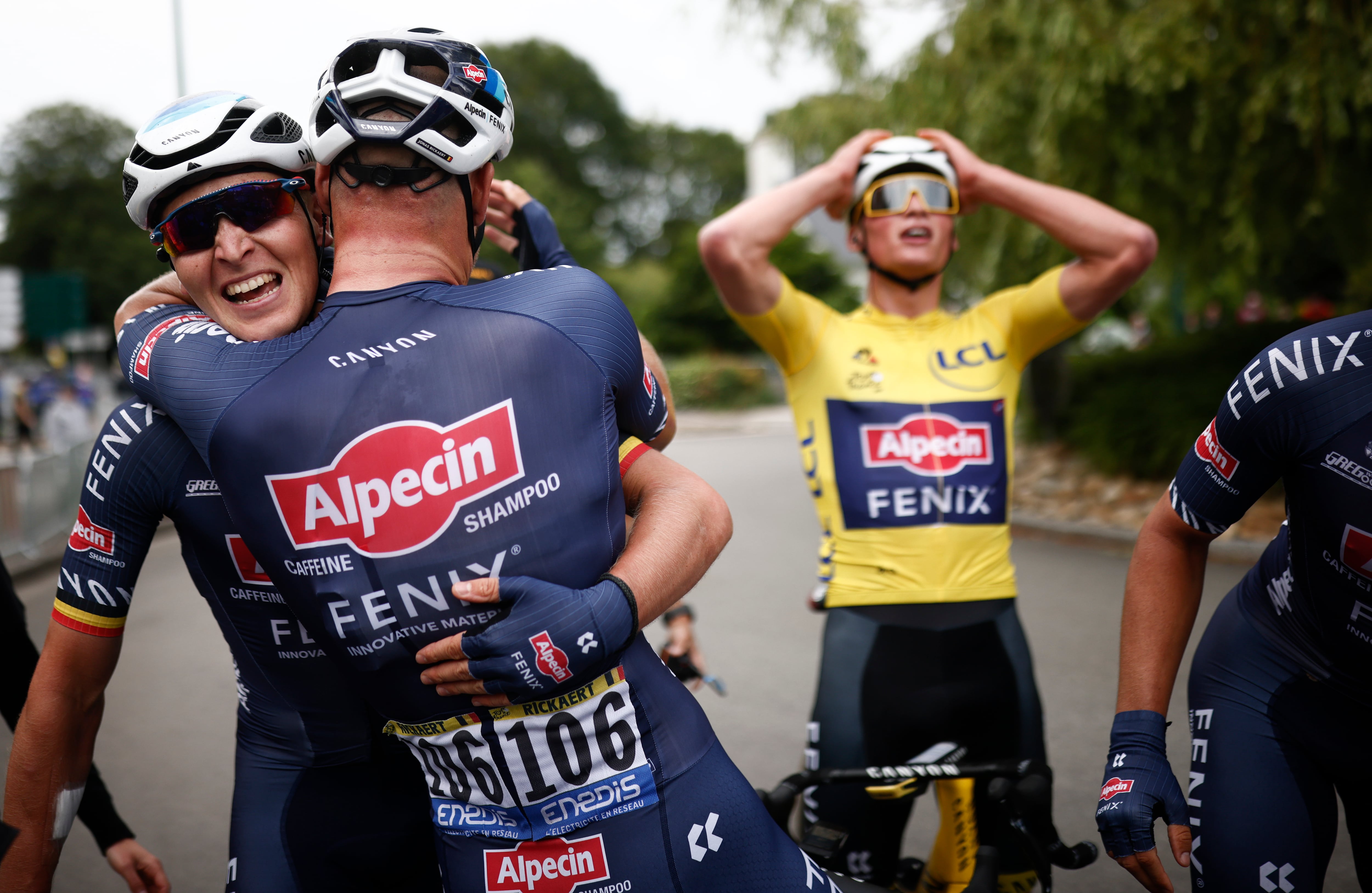 Etapa 3 - Tour de Francia. Foto: Stephane Mahe/Pool Photo vía AP