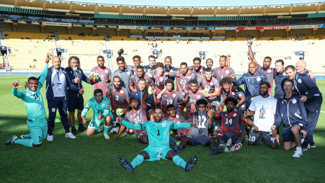 Nueva Caledonia tras vencer a Tahiti en las eliminatorias de Oceanía con miras al Mundial United 2026