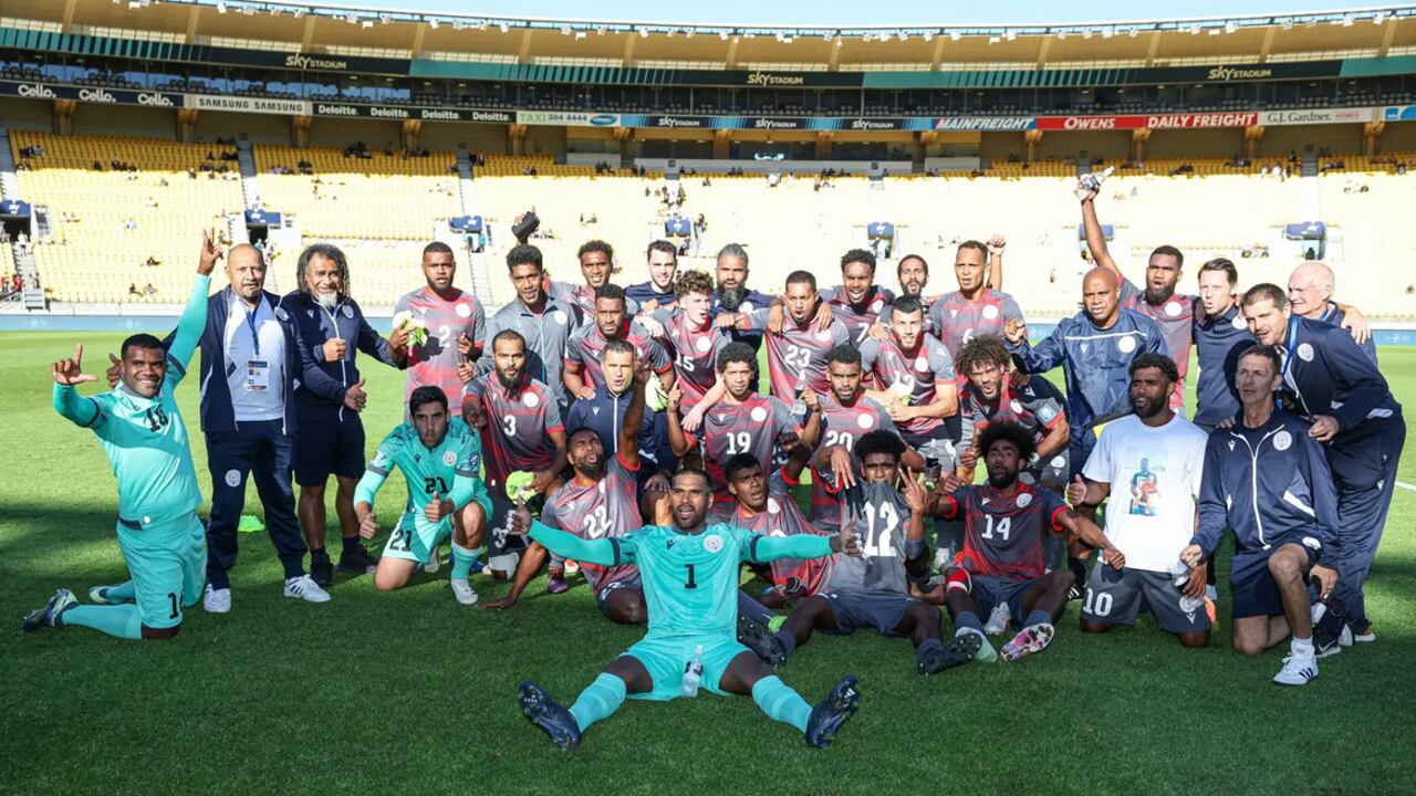 Nueva Caledonia tras vencer a Tahiti en las eliminatorias de Oceanía con miras al Mundial United 2026