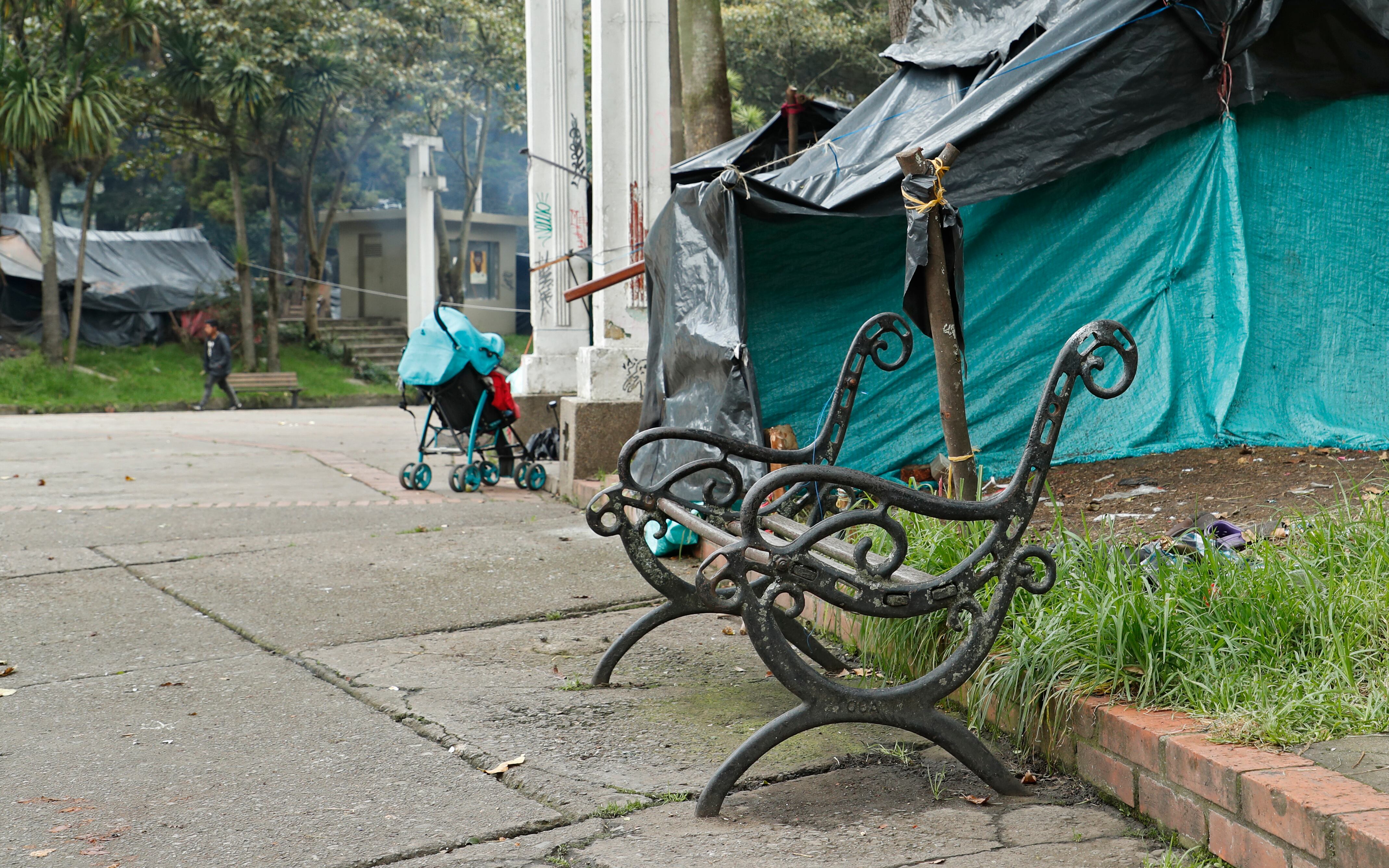 Comunidades Indígenas que  se  tomaron el Parque Nacional de Bogotá, reclamando ayudas económicas del Gobierno Nacional y de la Alcaldía de la ciudad
Bogota Mayo 12 del 2022
Foto Guillermo Torres Reina / Semana