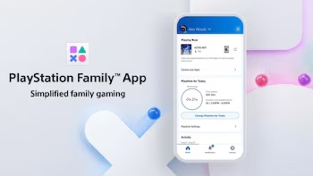 La nueva aplicación de control parental PlayStation Family permite limitar el tiempo de juego y las compras.