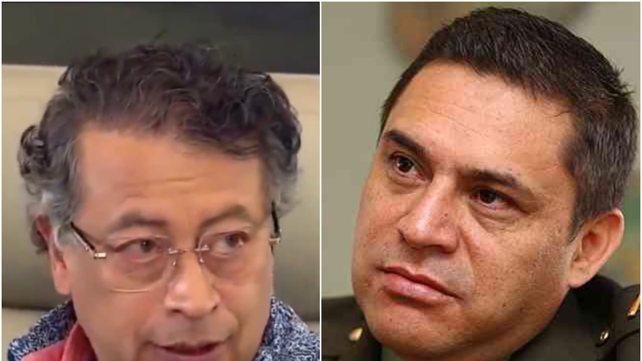 Gustavo Petro y el general en retiro Humberto Guatibonza