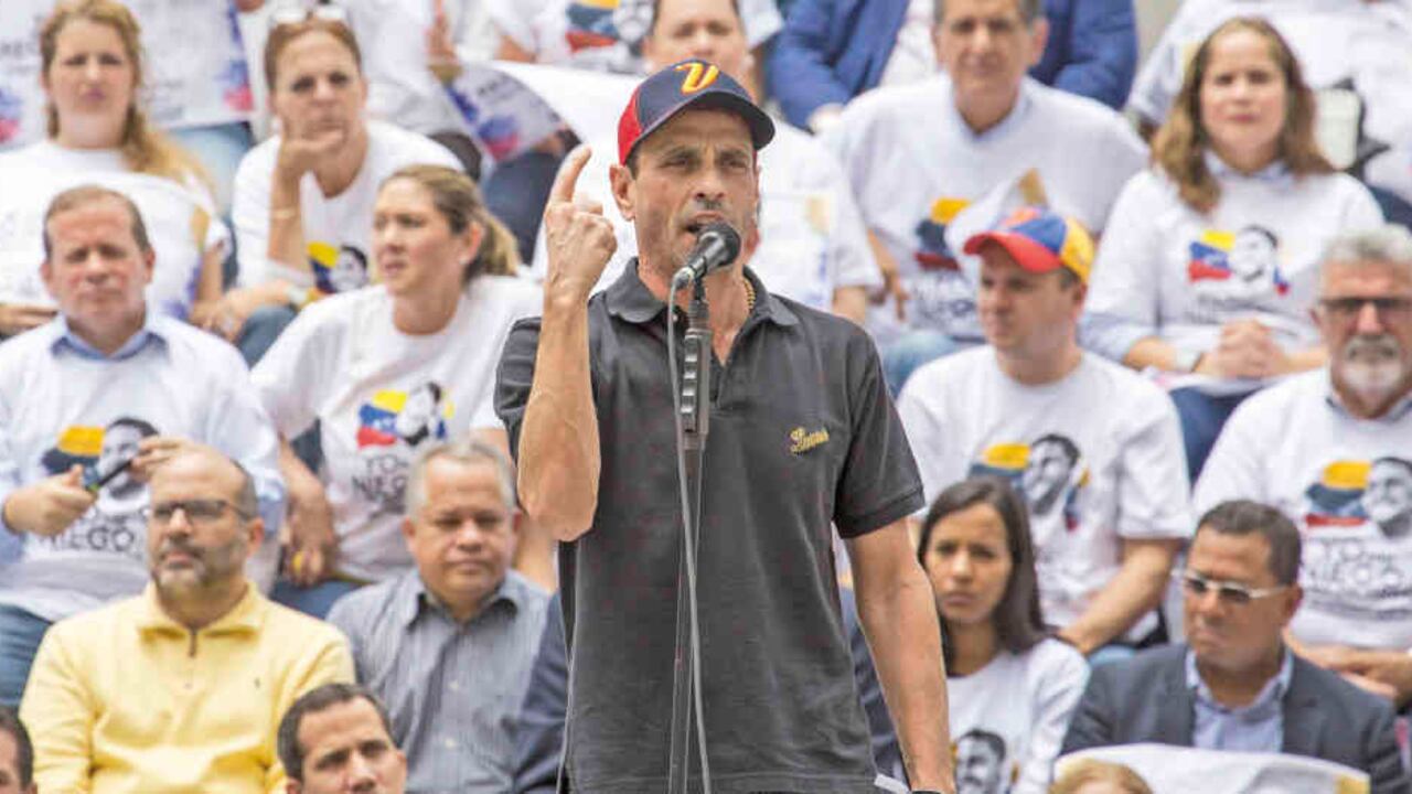 Henrique Capriles lidera el partido Primero Justicia y es una de las personalidades más visibles de la oposición.