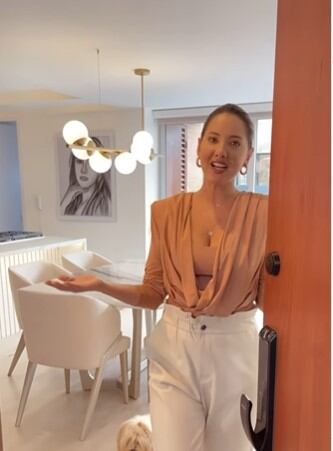 La presentadora le abrió la puerta de su hogar a los seguidores