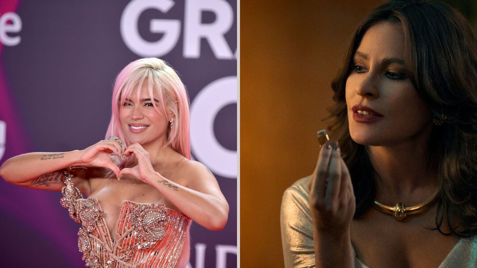 Karol G actúa en la serie Griselda 
Foto: Getty Images/Netflix