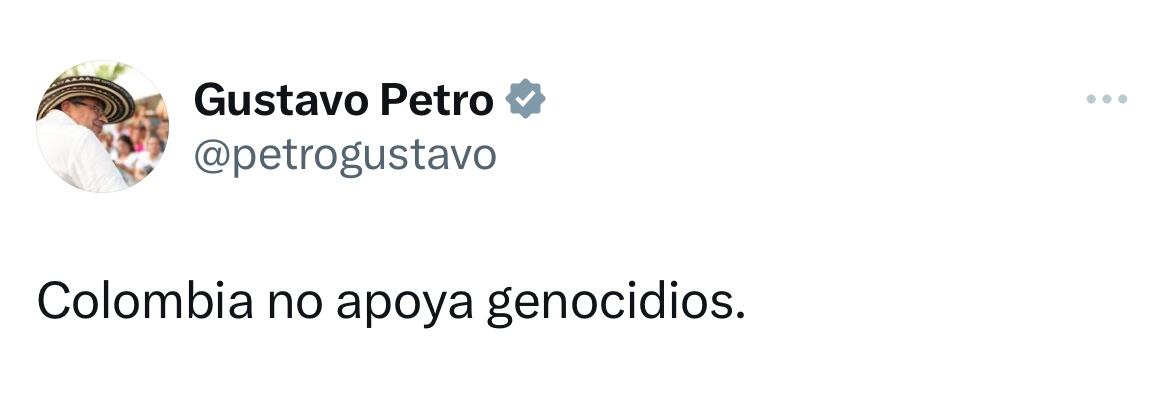 Trino presidente Gustavo Petro