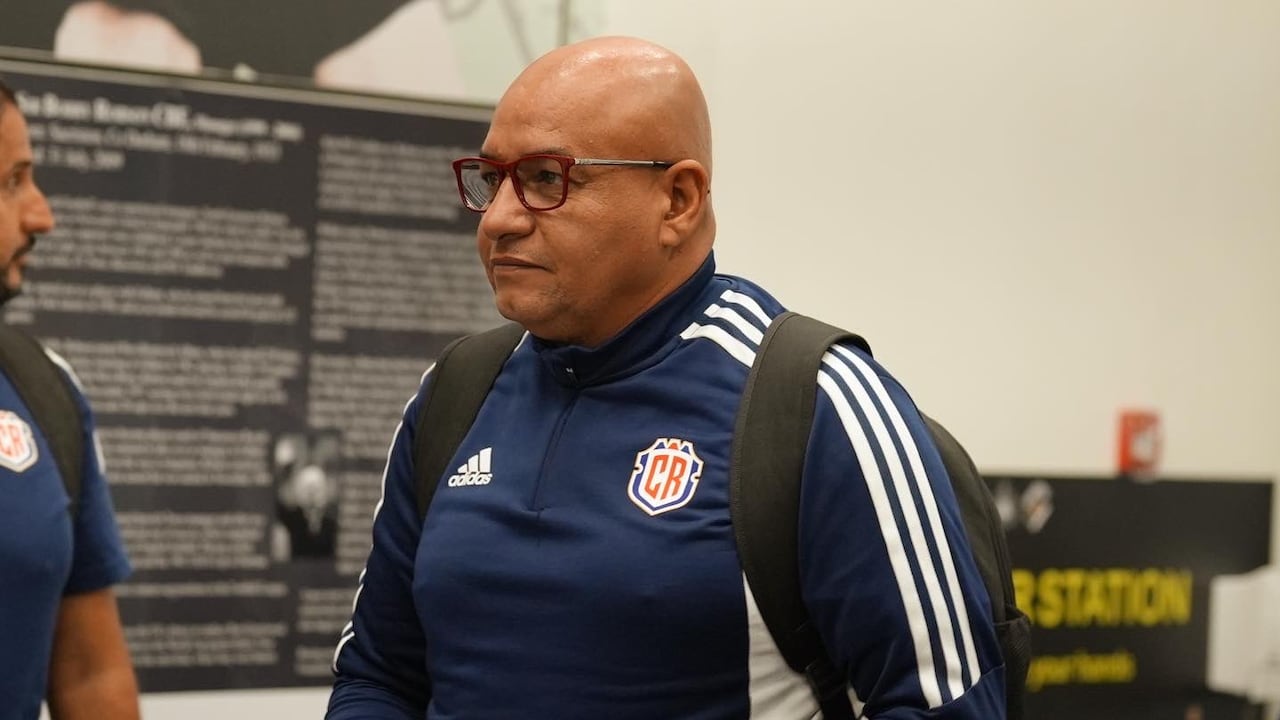 Erick Rodríguez, integrante del cuerpo técnico de la selección de fútbol de Costa Rica.