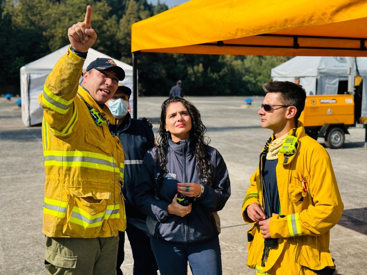 Paula Henao directora de Bomberos de Bogotá