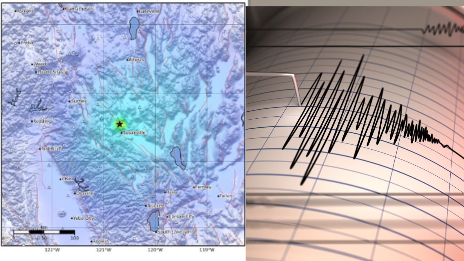 Un sismo de magnitud 5,0 sacudió el norte de California cerca de Susanville el 28 de diciembre de 2025; según el USGS, no se registraron daños graves.
