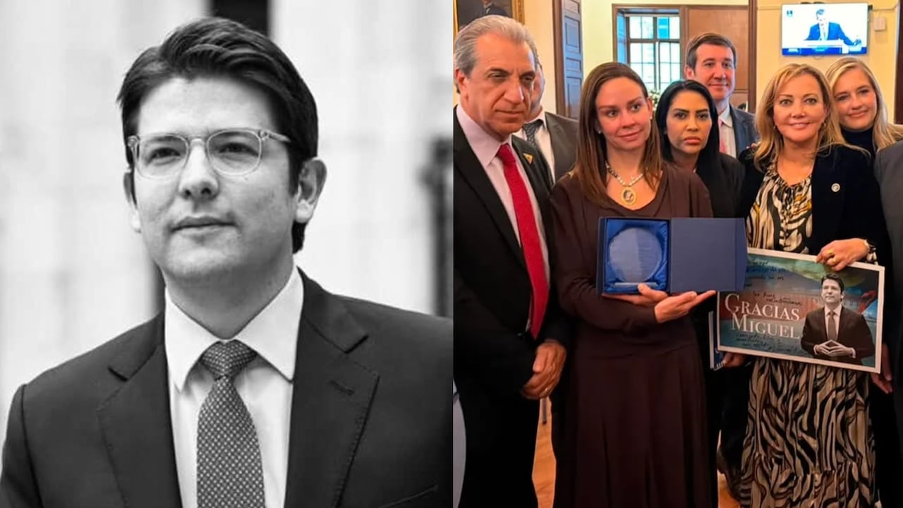 Congreso rinde homenaje póstumo a Miguel Uribe Turbay y otorga la Orden de la Gran Cruz a su familia.