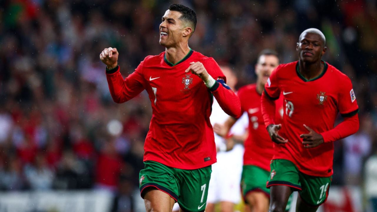 Golazo de chilena de CR7.