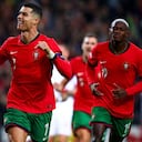 Golazo de chilena de CR7.