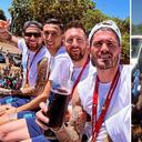 Sobre el medio día salieron del predio de Ezeiza