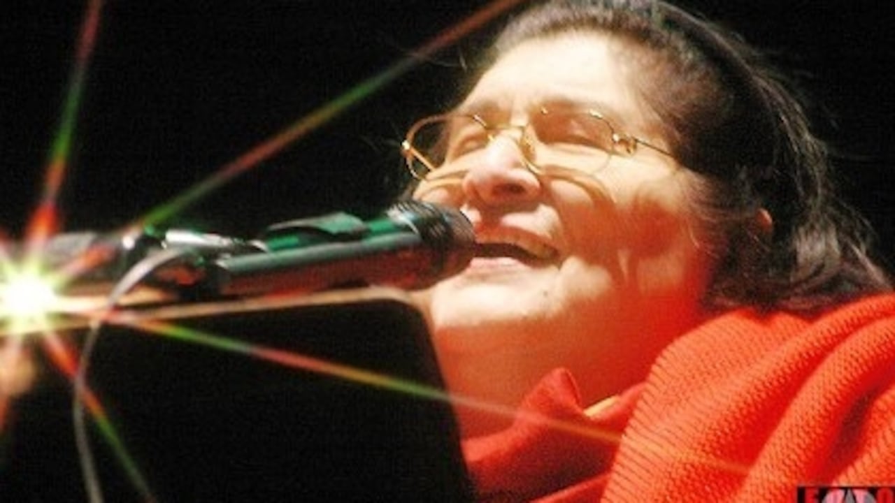 Mercedes Sosa, reconocida cantante argentina de música social