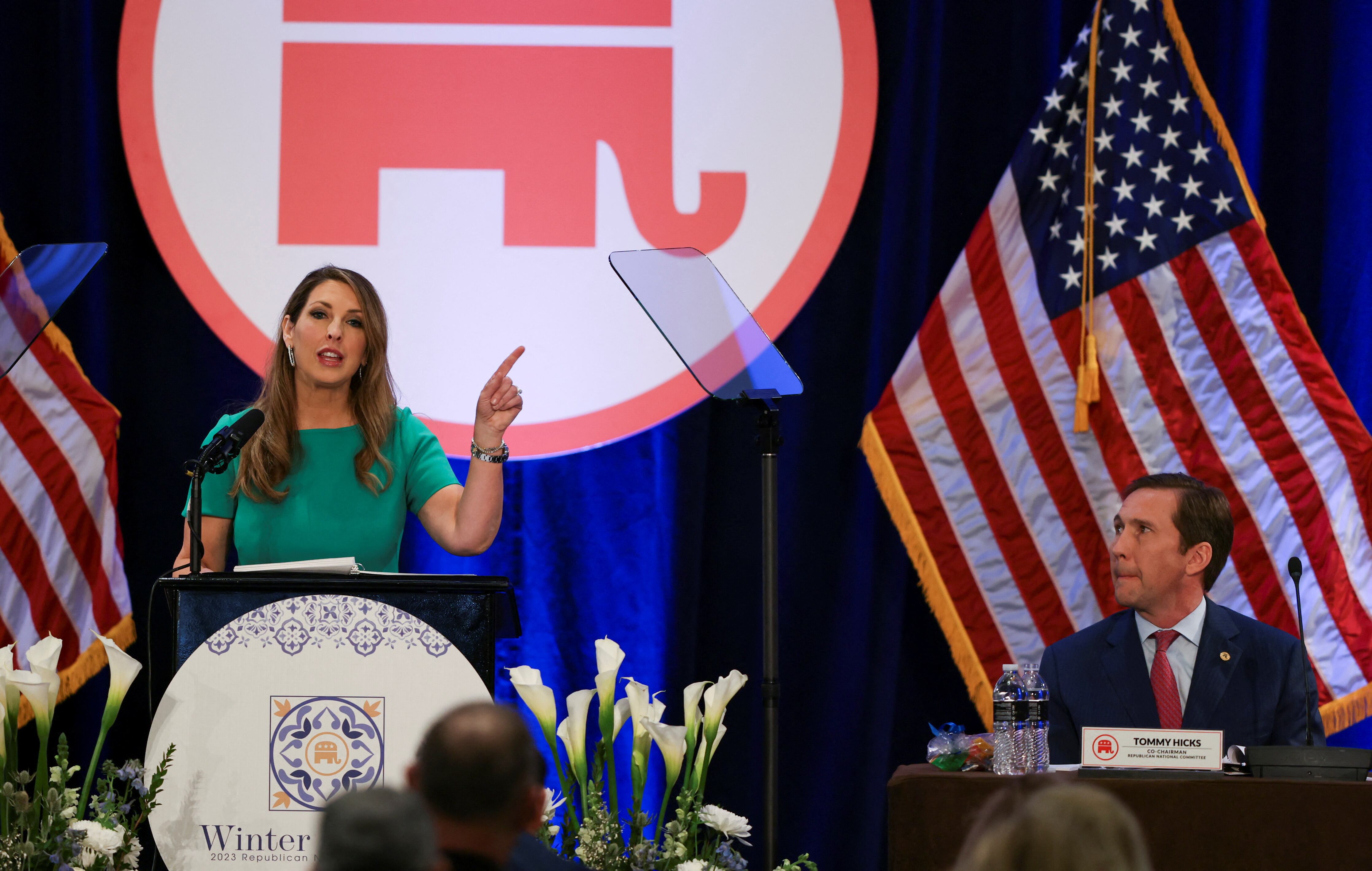 Ronna McDaniel es elegida como presidente del Partido Repúblicano. Foto: Reuters.
