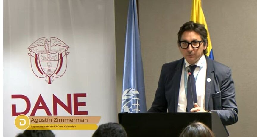 Agustin Zimmerman, representante de la FAO en Colombia