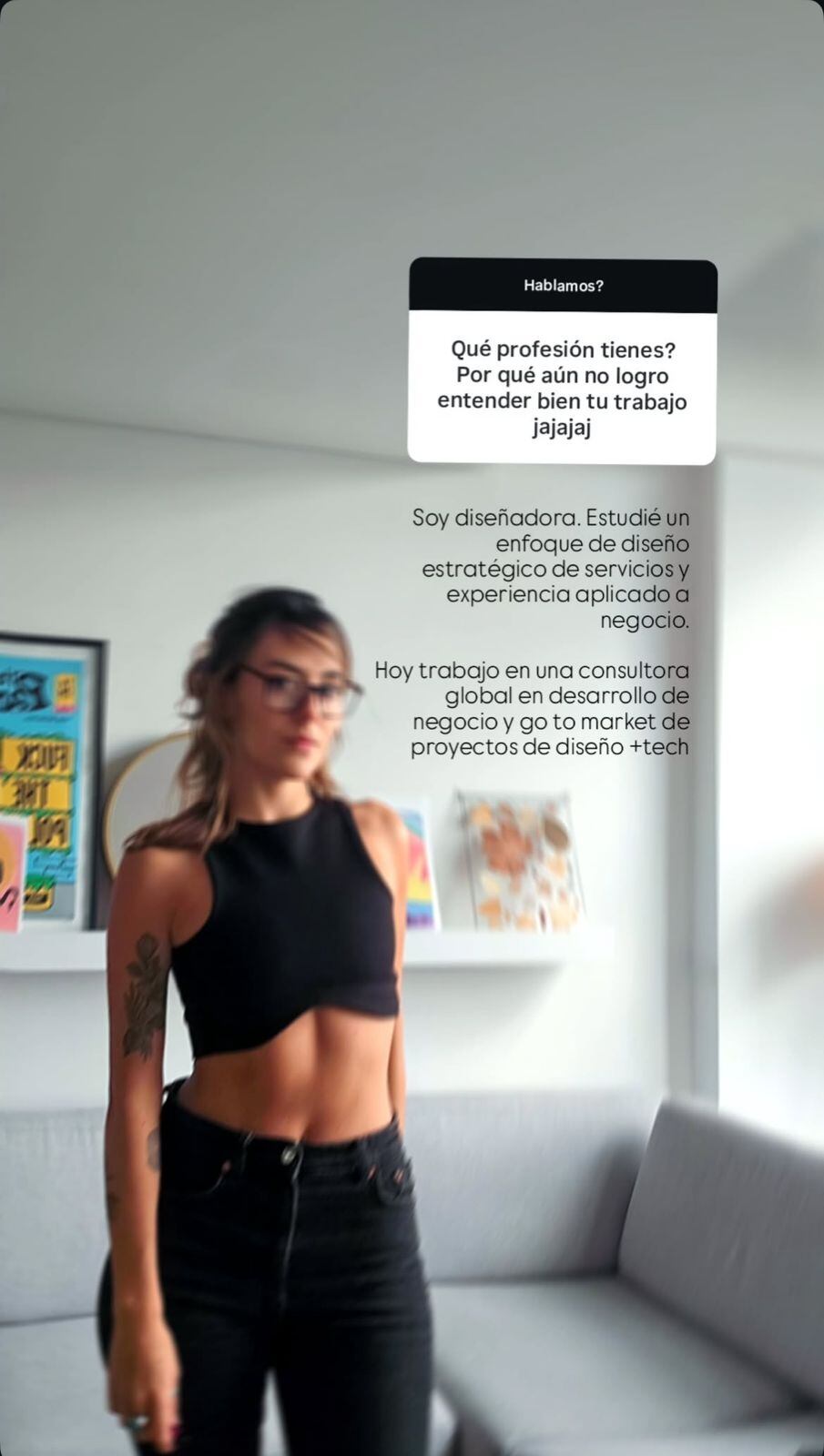Jimena Rugeles habló sobre su profesión.