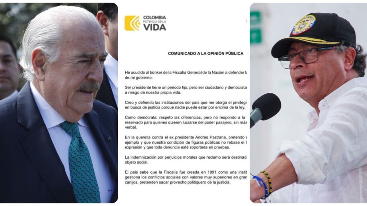 Andrés Pastrana, Gustavo Petro y el comunicado que compartió la UNP.