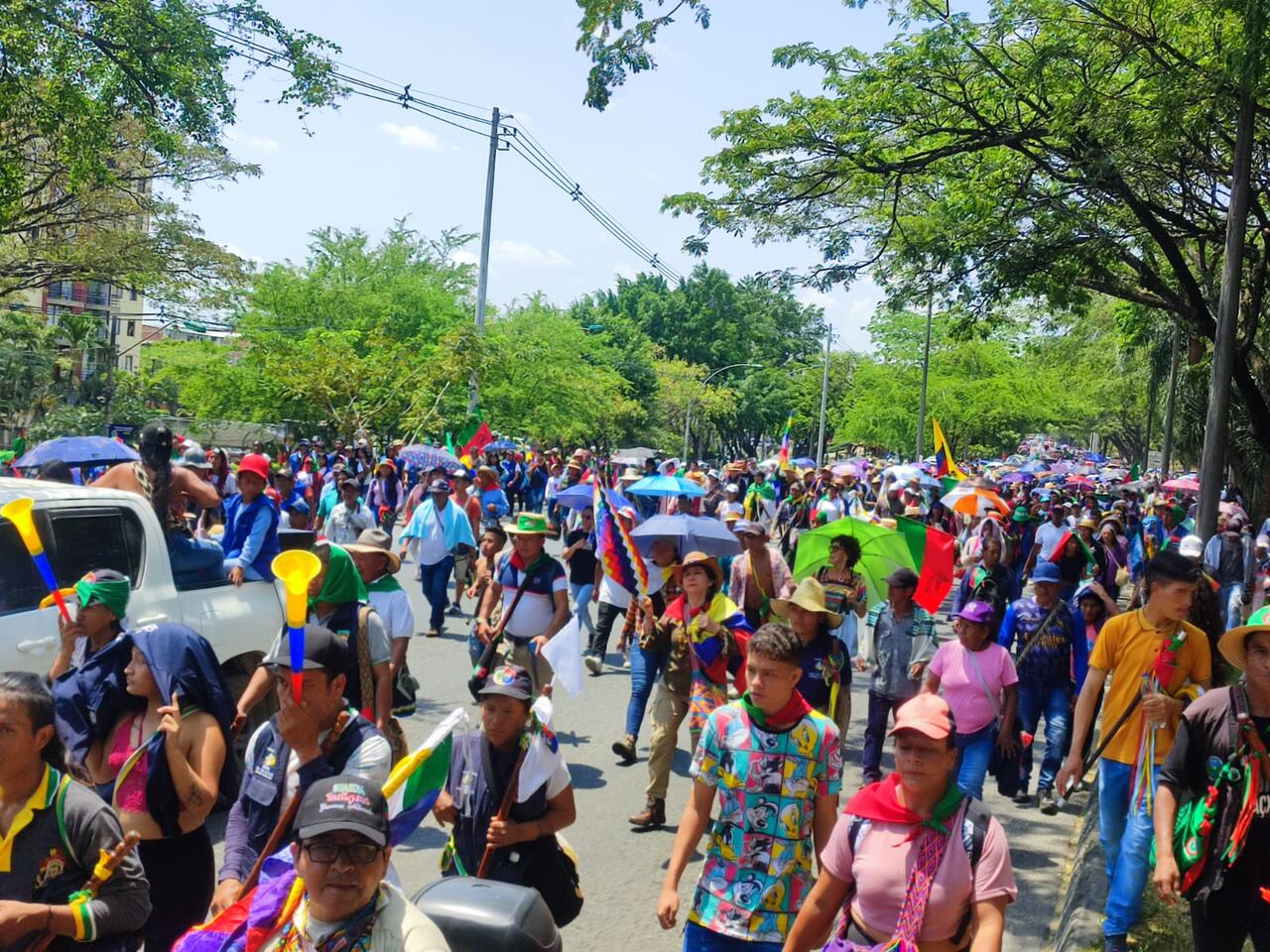 La Minga Indígena se prepara para marchar hoy en Cali