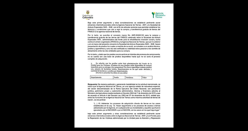 La falta de respuesta tiene a los vendedores mandando derechos de petición a la ANT y correos a sus directivos para preguntar cómo va la oficialización de esas compras.