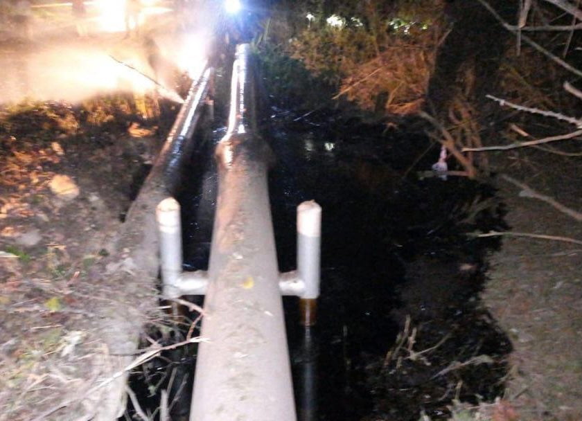 La explosión afectó la línea de agua que va hacia planta deshidratadora Lisama del campo de producción La Cira Infantas.