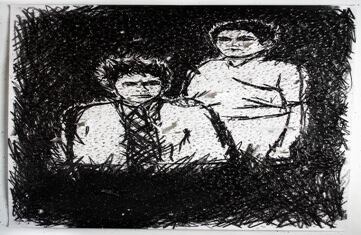 Grafito sobre papel.