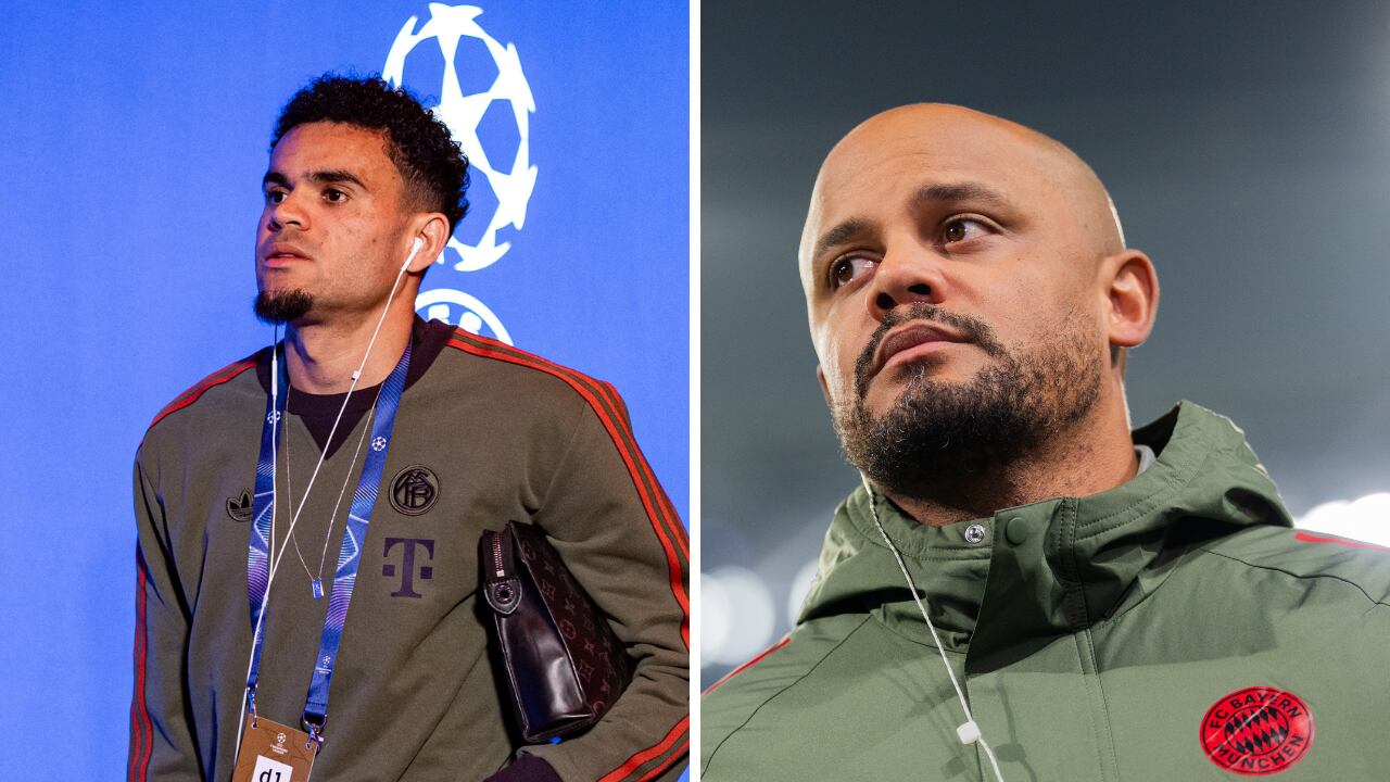 Kompany tomó decisión sobre Luis Díaz para el partido de Bayern Múnich ante PSV.