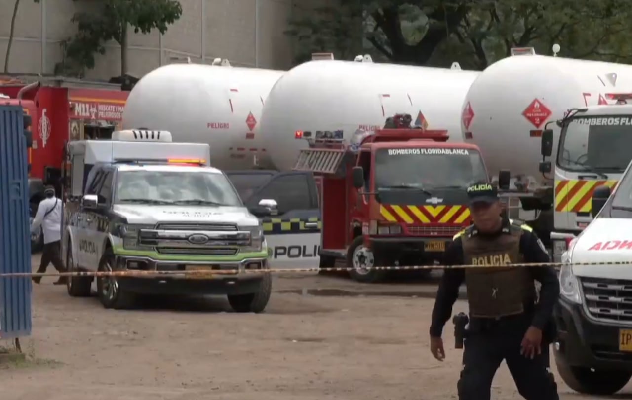 En este lugar ocurrió la tragedia con el camión cisterna en Girón, Santander. Tres personas murieron.