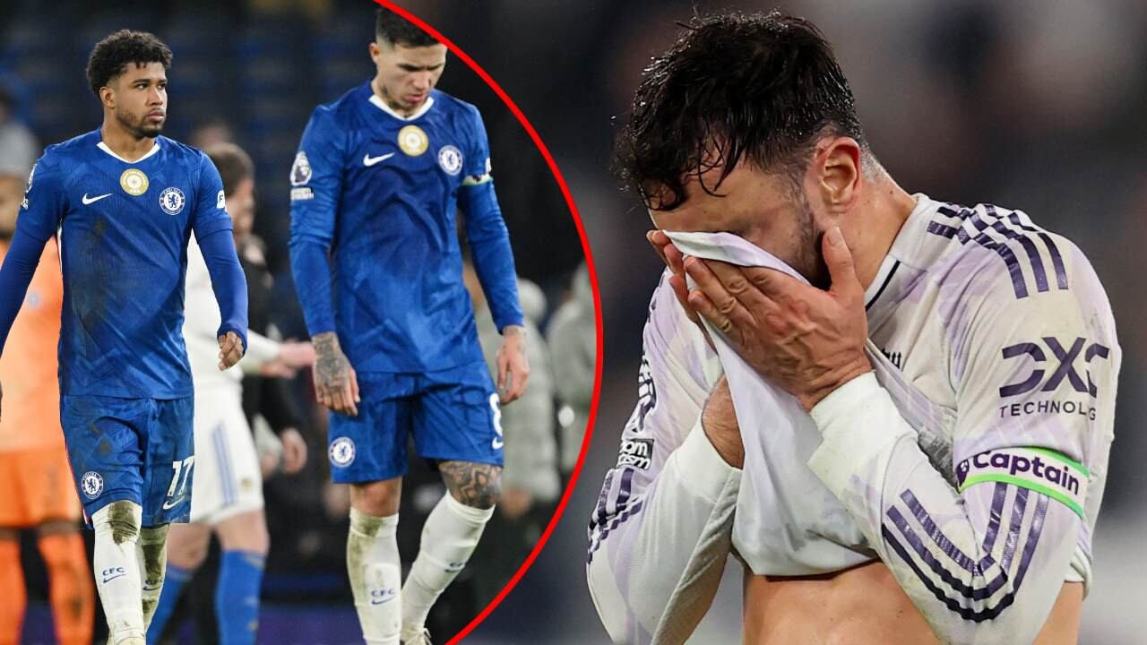 Andrey Santos, Enzo Fernández y Bruno Fernandes.