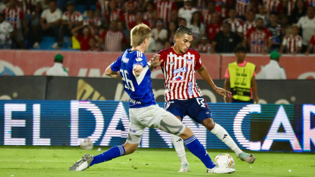 Junior y Millonarios disputaron el partido de ida de la Superliga.