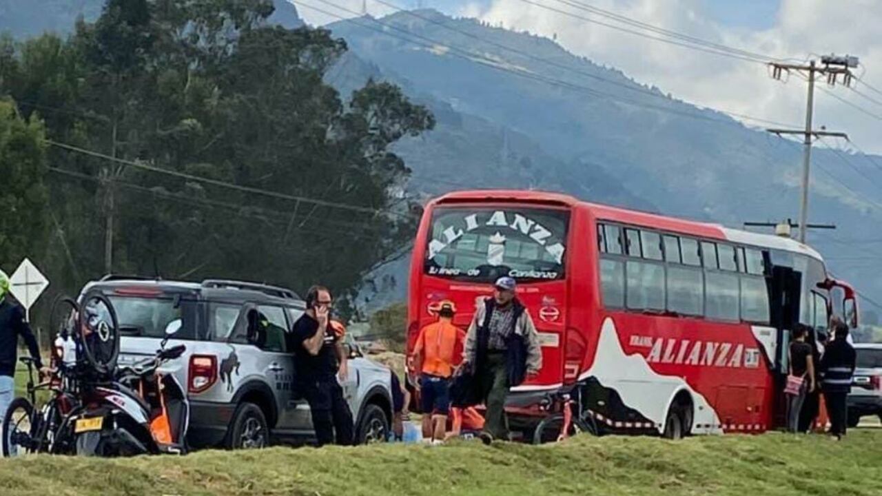 Egan Bernal fue trasladado a la Clínica de la Sabana luego del accidente.