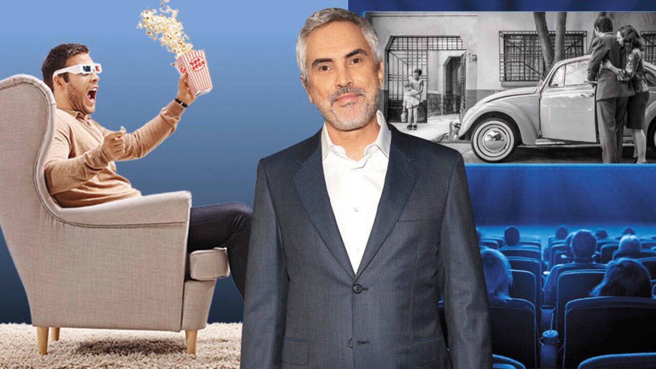 Alfonso Cuarón hizo ‘Roma’ en blanco y negro, y la filmó en formato de 65 milímetros. Por esta razón, los puristas dicen que es un despropósito no verla en pantalla gigante.