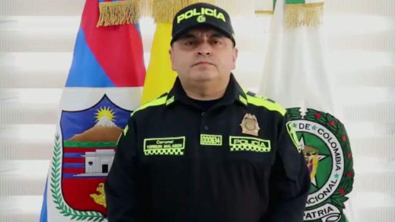 Coronel Yorguin Orlando Malagón Hernández, comandante de la Policía de Magdalena.