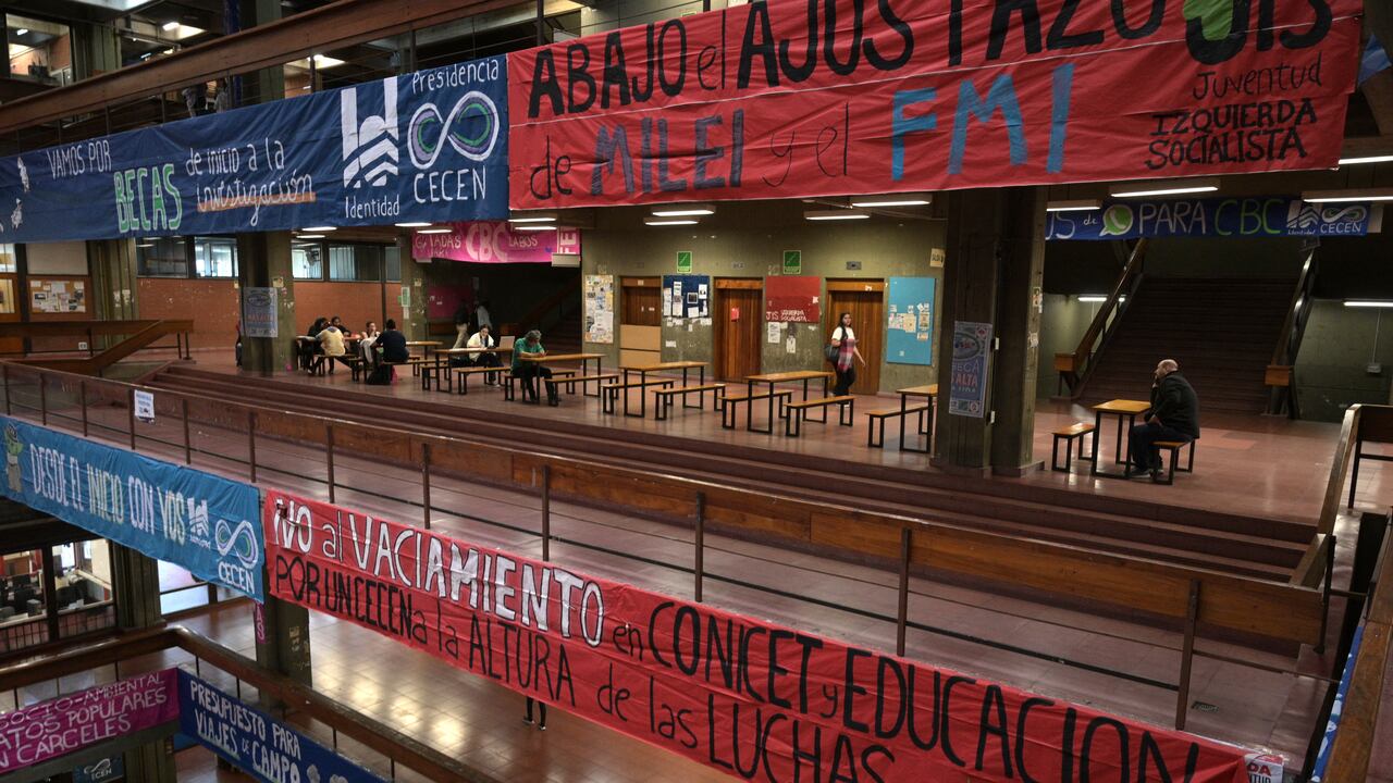 Manifestaciones contra el gobierno de Javier Milei