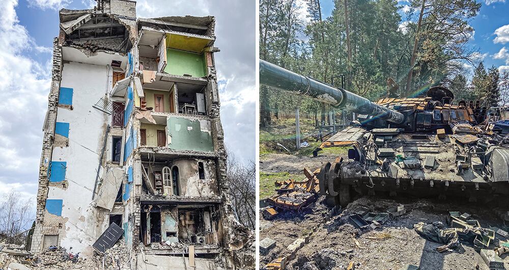 La destrucción en las ciudades ha sido masiva, y pasará mucho tiempo antes de que puedan recuperarse.