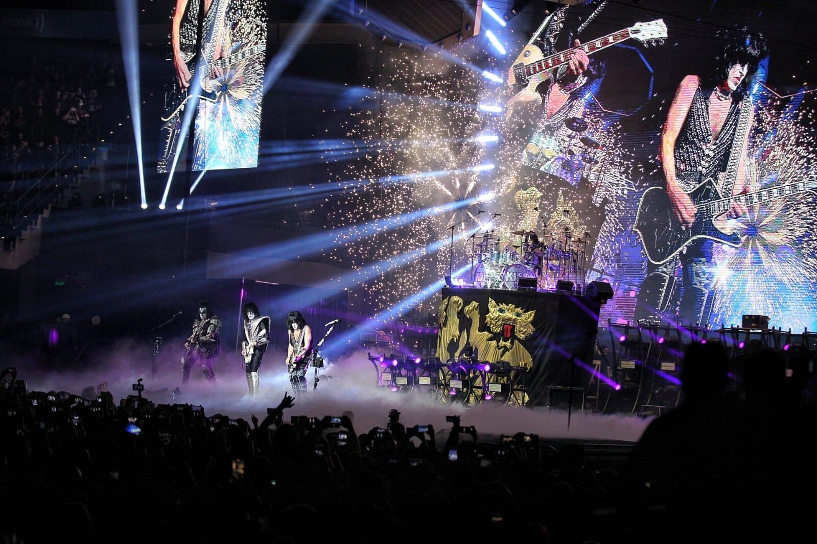 Concierto de la Banda KISS en Bogotá Movistar Arena