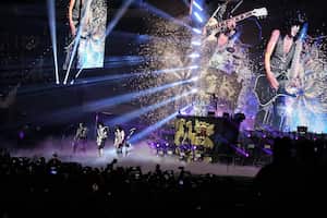 Concierto de la Banda KISS en Bogotá Movistar Arena