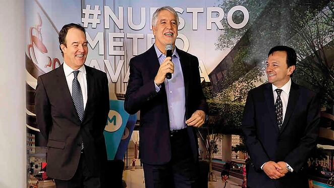 Andrés Escobar, Enrique Peñalosa y Juan Pablo Bocarejo.
