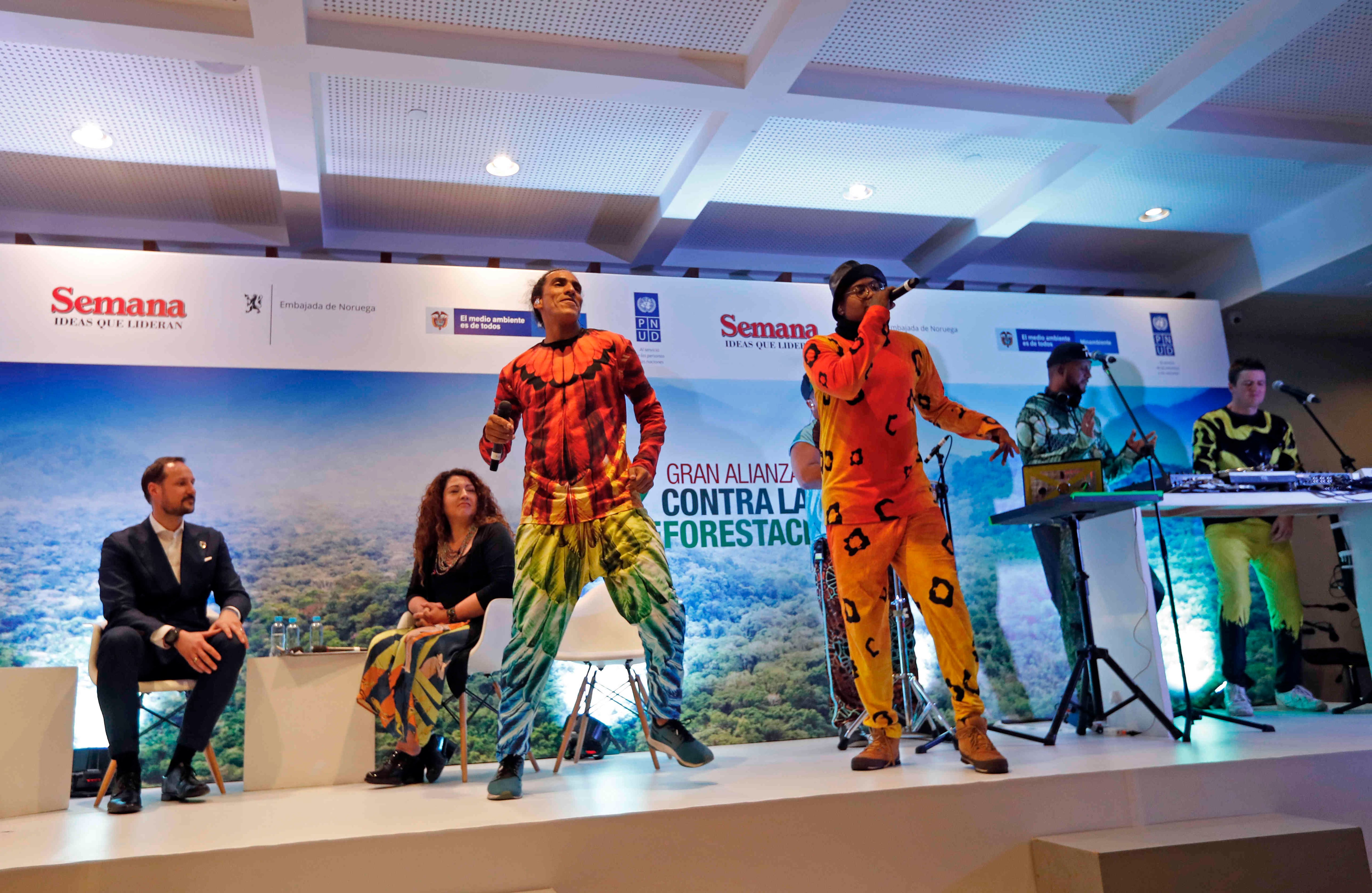 “El arte y la música son amplificadores de las necesidades y mensajes de las comunidades y la naturaleza. Necesitamos tener un compromiso nacional, con acciones sencillas en las casas y grandes estrategias”: Systema Solar, embajadores de la Gran Alianza Contra la Deforestación. Foto: León Darío Peláez.