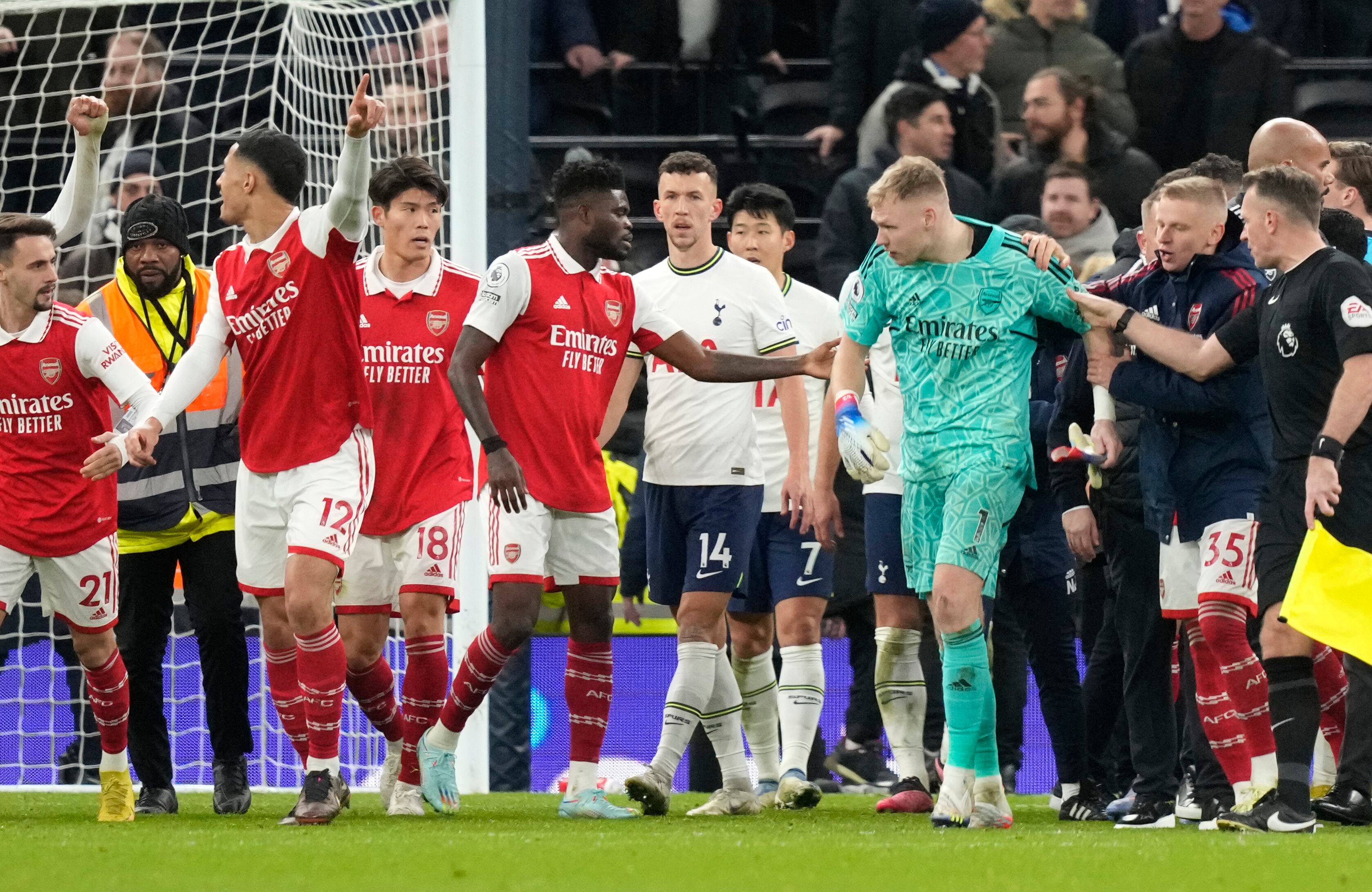 El portero del Arsenal, Aaron Ramsdale.