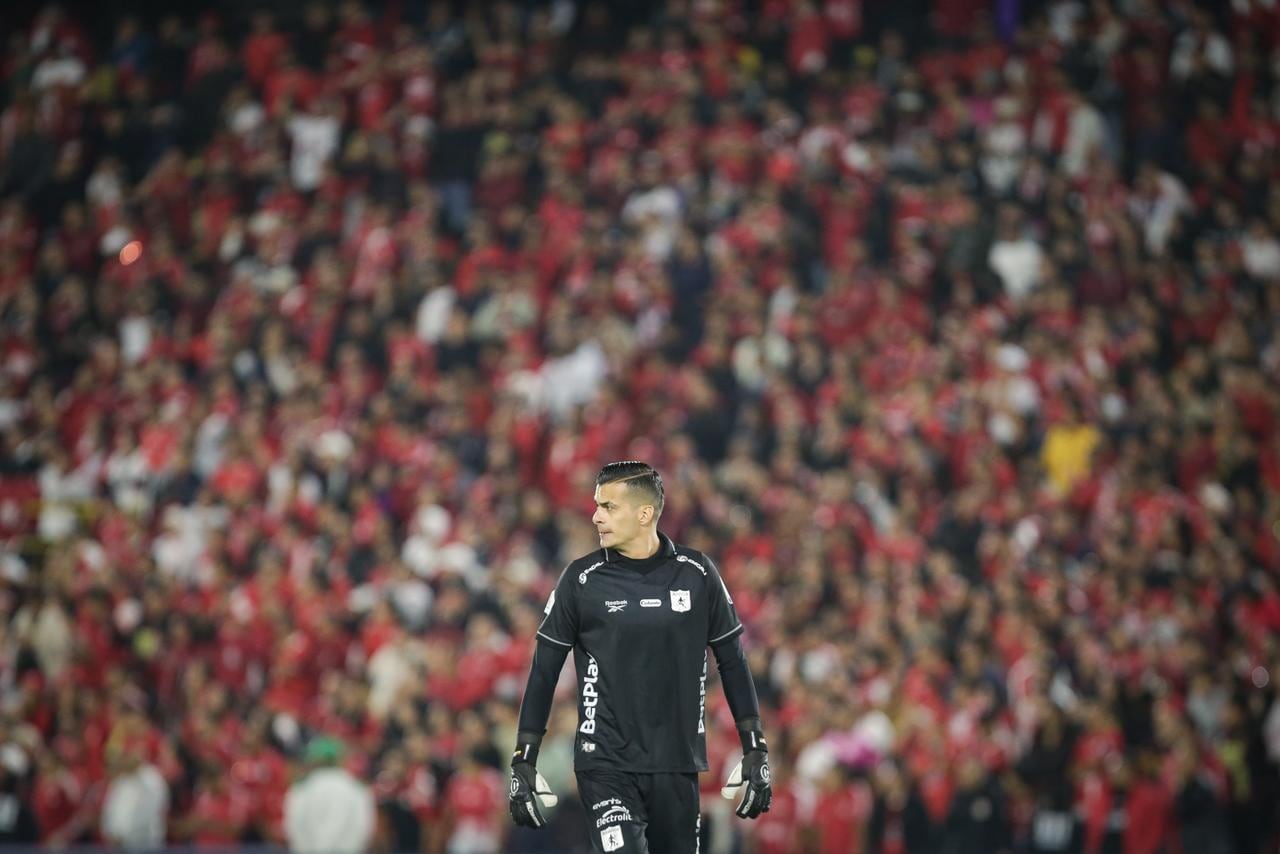 Bogotá. Abril 22 de 2026. Fortaleza CEIF enfrenta a América de Cali, por encuentro válido de la Liga BetPlay I 2026 de la fecha 5, en el Estadio Nemesio Camacho El Campín. (Colprensa - Cristian
