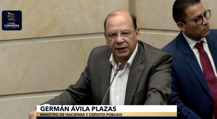 Germán Ávila, ministro de Hacienda