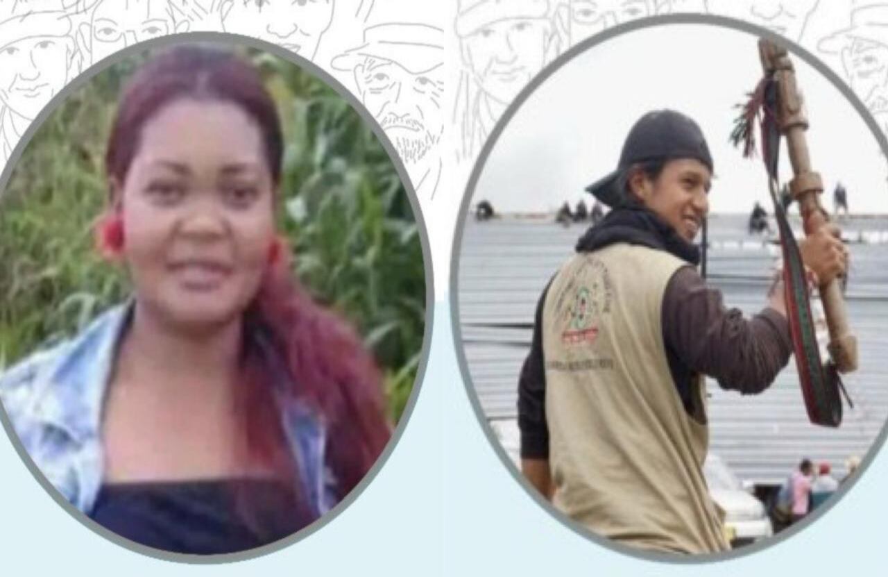 Las víctimas son: Luz Berilia Chalá Córdoba y Carlos Andrés Ascue Tumbo.