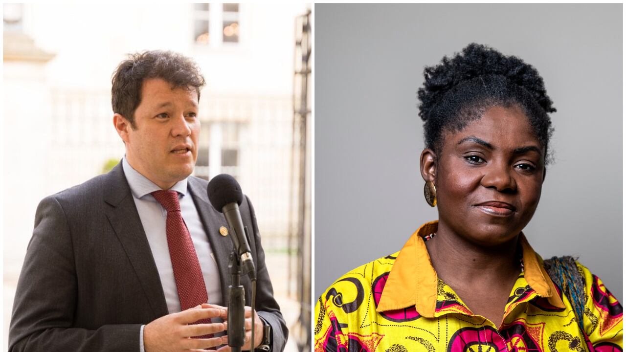 Víctor Muñoz y Francia Márquez